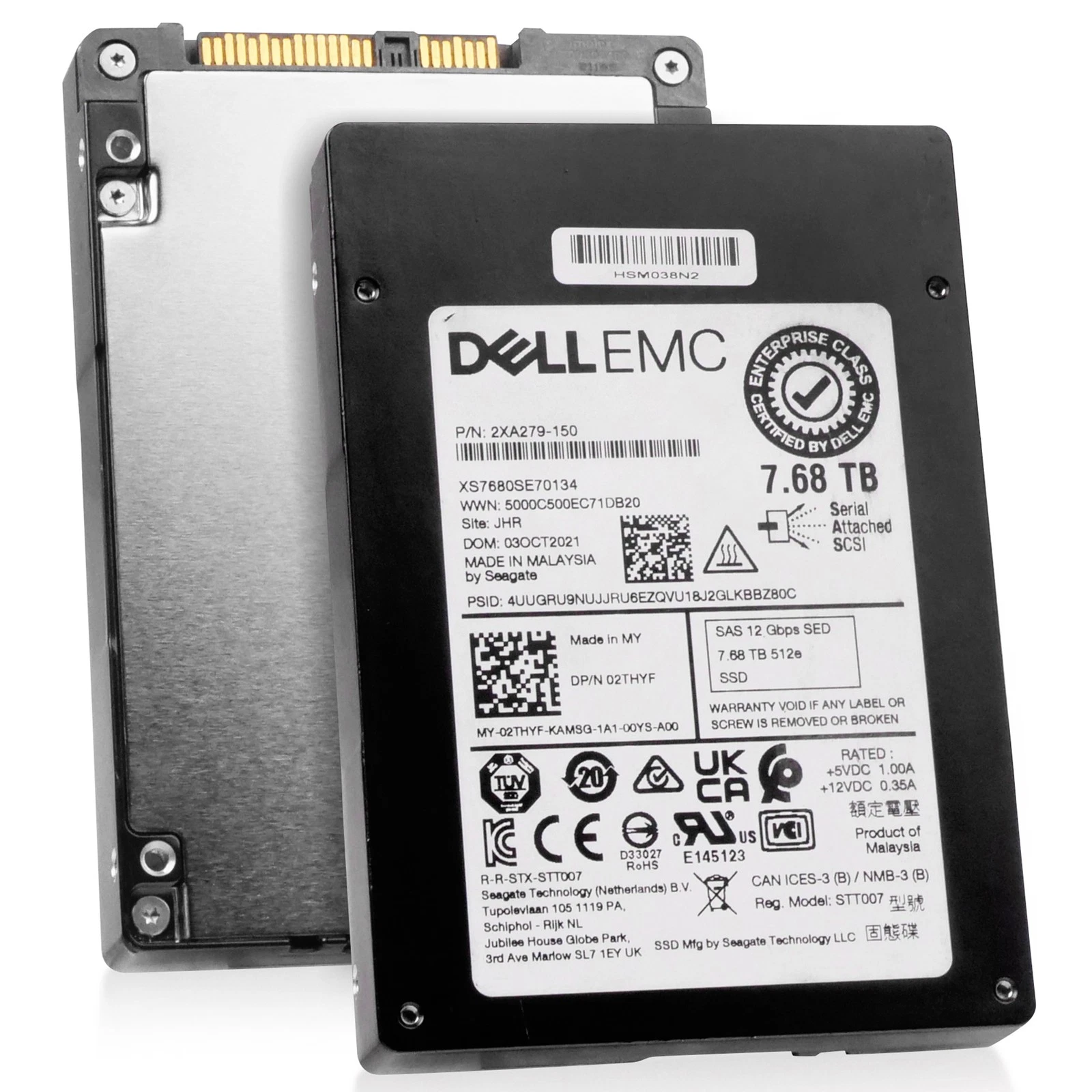 Seagate XS7680SE70134 7.68TB SSD - Refurbished