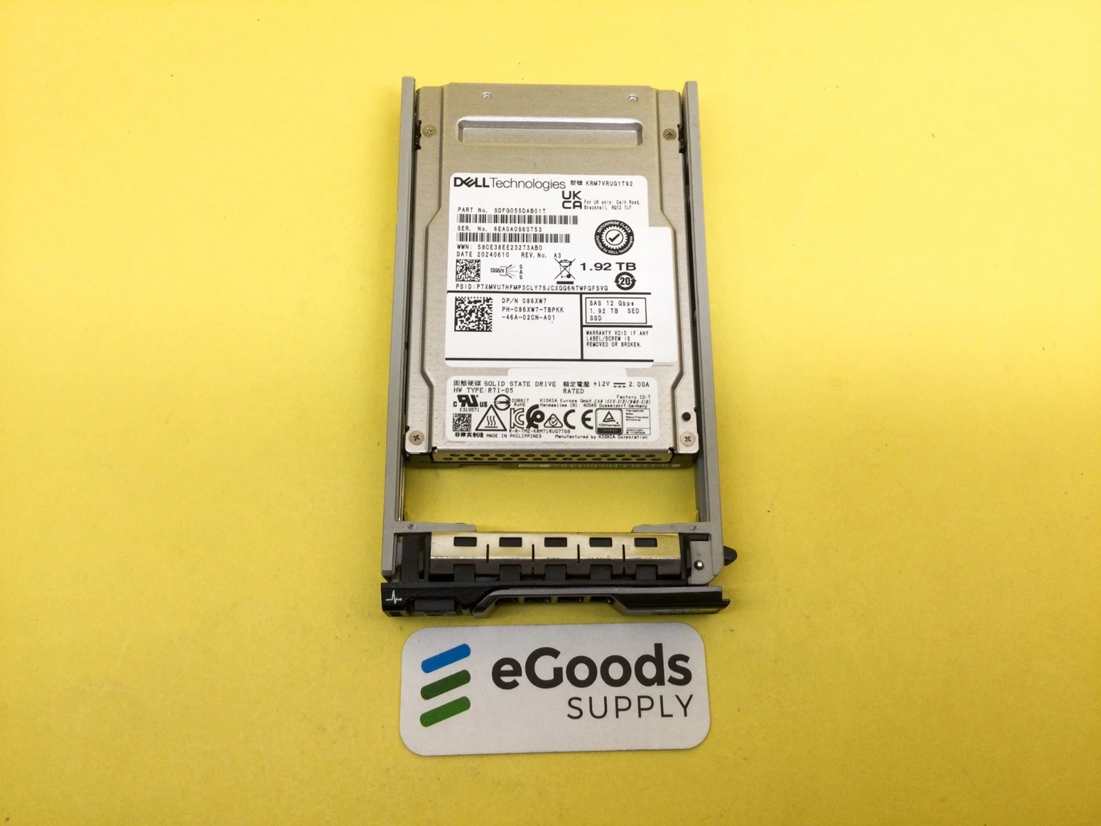 KIOXIA KRM7VRUG1T92 1.92TB SSD