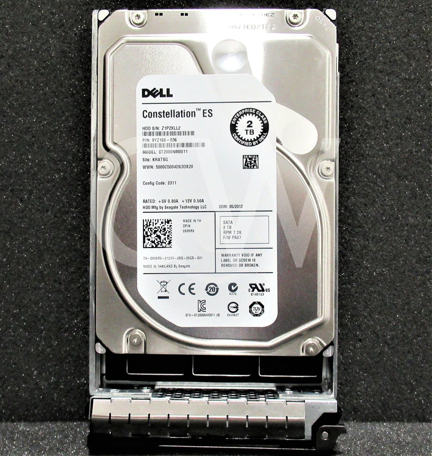 Dell 0835R9 2TB HDD - Refurbished