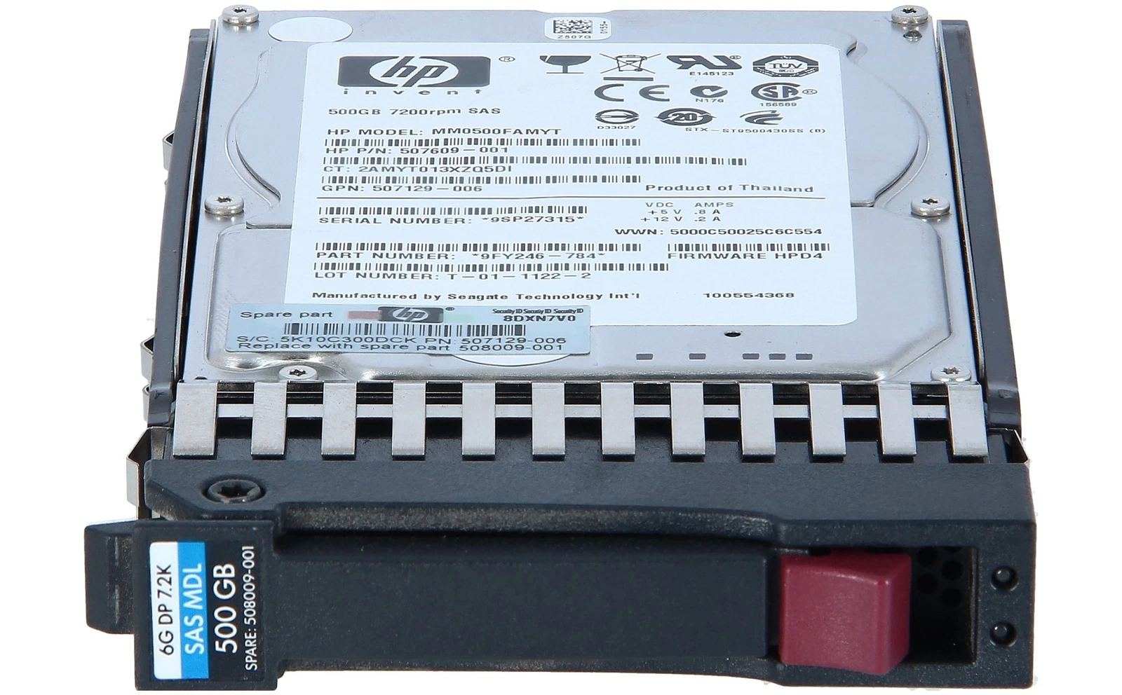 HP/HPE MM0500FAMYT 500GB HDD - Refurbished