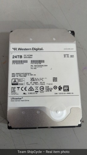 Western Digital WUH722424ALE604 24TB HDD - Refurbished