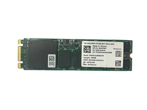 Intel SSD DC S3520 480GB M.2 2280 SATA SSD  -  SSDSCKJB480G7R, Refurbished